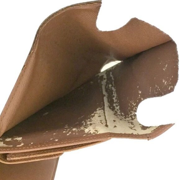 842174AD Louis Vuitton Wallet Porte Tresor Etui Papiers Trifold Brown Monogram - Picture 6 of 9